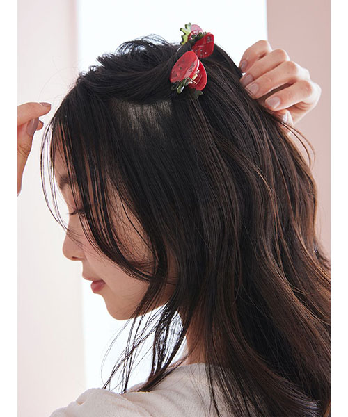 ストロベリーミニヘアクリップセット｜gelato pique ジェラート ピケ