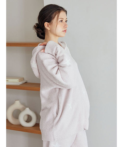 美品☆ gelato pique パウダースタージャガードフードドレス 新品＊ジェラートピケ パウダースタージャガードフードドレス