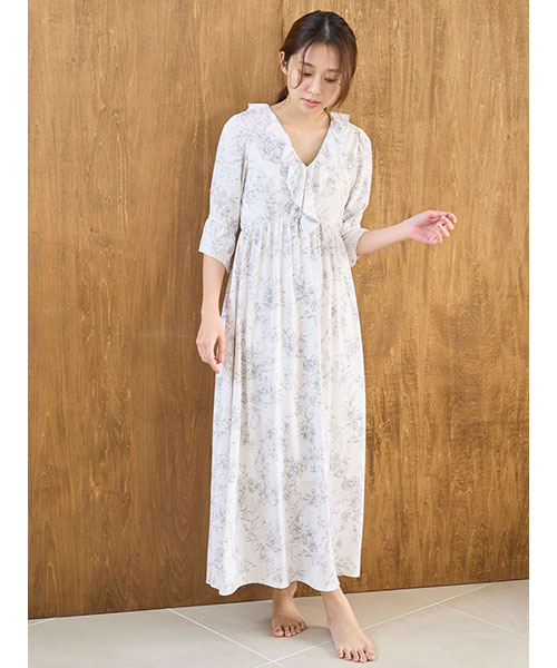 接触冷感】カットカシュクールワンピース｜SNIDEL HOME