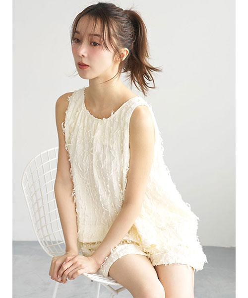 フリンジチュニックセットアップ｜SNIDEL HOME スナイデルホーム