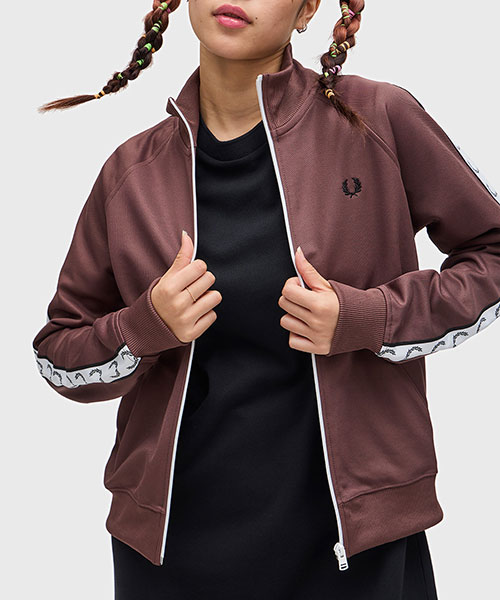 新品フレッドペリーTapedTrackJacket SJ8135（Seasonal Taped