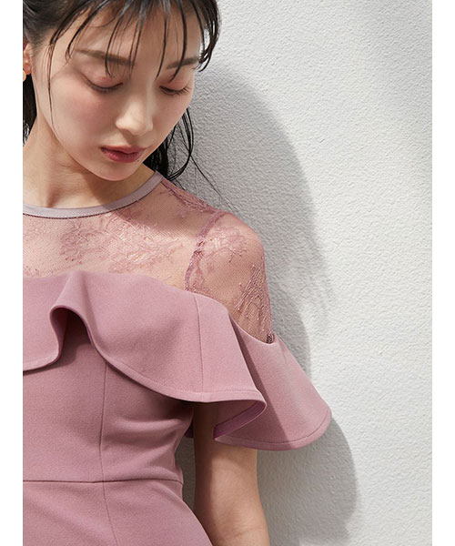 snidel スナイデル　オケージョン　マーメイド　ドレス SNIDEL ＼SALE50%OFF+2点購入で10%OFFクーポン有／即日発送