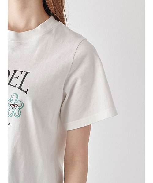 スナイデル　Tシャツ SNIDELロゴTシャツ(Tシャツ・カットソー)｜トップス｜SNIDEL