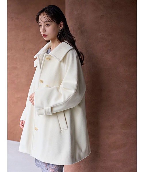 SNIDEL ミドルジャケットコート ステンカラーミドルコート｜SNIDEL スナイデル