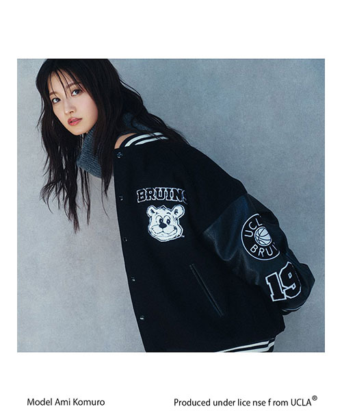 完売色♥️新作新品✨ SNIDEL 【UCLA/NUTMEG】スタジャン UCLA/NUTMEG】スタジャン（ブルゾン）｜SNIDEL（スナイデル