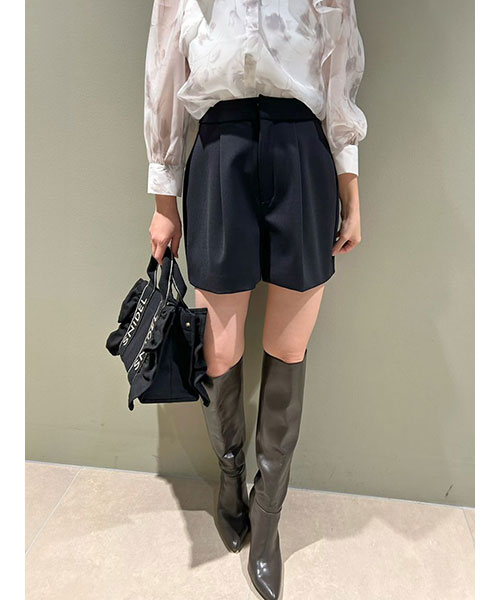 R snidel ショートパンツ 構築ショートパンツ｜SNIDEL スナイデル