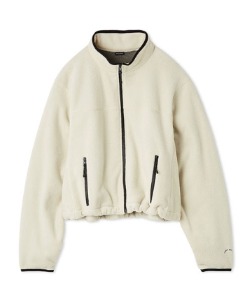 ジャケット・アウター hugi FRILL BLOUSON white GP-254 Frill Light Blouson | gypsohila