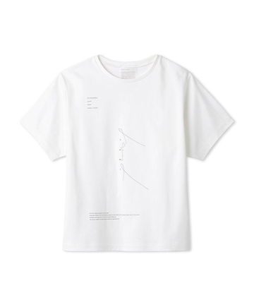 なとり 絶対零度 Tシャツ ‎白 Mサイズ ロゴTシャツB(ホワイト×ブラック）