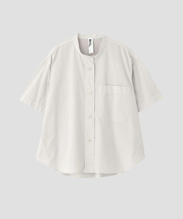 【未使用】MHL. ORGANIC COTTON SHIRTING ORGANIC COTTON SHIRTING | MHL.（エムエイチエル） ｜【公式
