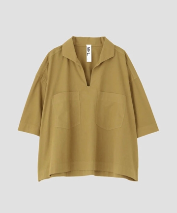 GARMENT DYE COTTON POPLIN SHIRT｜MHL. エムエイチエル