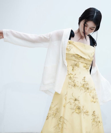 FRAY I.Dリバーコート10周年限定カラーイエロー(薄いバタークリーム系　春 10th ANNIVERSARY LIMITED ITEMS 10COLORS COAT │ FRAY I.D