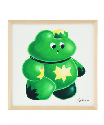 【新品】杉野ギーノス ソフビ Giinos Sugino フィギュア 庭で野ざらしにしたような こげたパンのようなソフビ人形 ボディ
