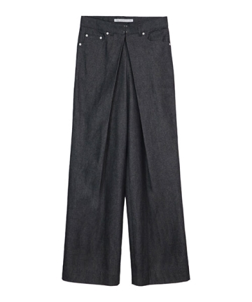 パンツ John Lawrence Sullivan wide tach shorts Rigid denim wide pants (SHORT LENGTH)｜JOHN LAWRENCE