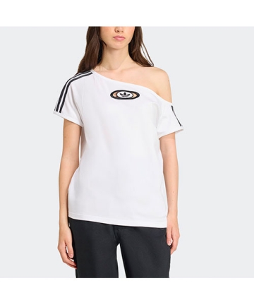 新品XL⭐️adidas オフショルダー Tシャツ キャンパス 2000 ブラック アディダス アディダス オリジナルス キャンパス 2000 オフ