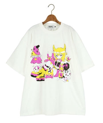 BALMUNG hiro(KIDILL)コラボ オーバーサイズTシャツ HIRO fallen angels switching T-shirt 現KIDILLの前身ブランド