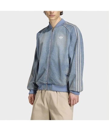 アディダス　デニムトラックトップ　ジャケット　S SST アディカラー デニム トラックトップ｜adidas Originals