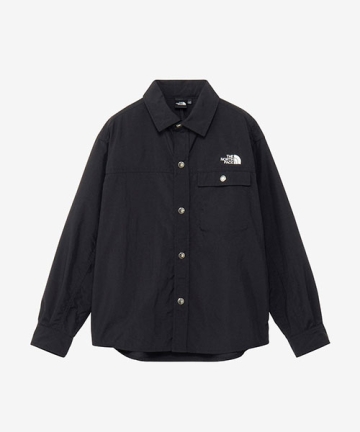 THE NORTH FACE NR12552 ロングスリーブ ヌプシ シャツ 黒 THE NORTH FACE ザ・ノース・フェイス ノースフェイス ロング