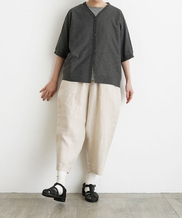 店内商品がすべてレジにて半額！！ オローネ バルーンパンツコーデュロイ （オローネ アイボリー パンツ