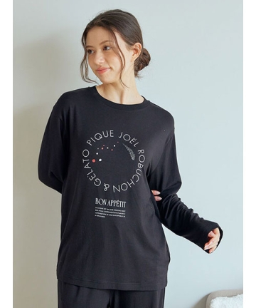 JOEL ROBUCHONワンポイントロゴロングTシャツ,ズボンセットタグ付き￼ gelato pique（ジェラートピケ）の「【JOEL ROBUCHON】ワン
