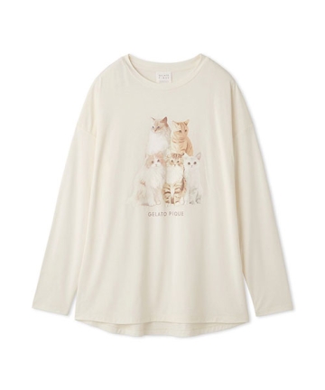 ジェラートピケ　CATワンポイントロンT gelato pique｜【ONLINE限定カラーあり】CATワンポイントロンT