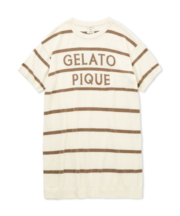 ジェラピケ 新品未使用 ベビモコリブロゴジャガードワンピース スムーズィーロゴジャガードワンピース｜gelato pique