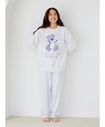 ジェラートピケ　CAT&DOGジャガードプルオーバー＆ジャガードロングパンツ 限定品】ジェラート ピケ × あつまれ どうぶつの森 つぶまめ