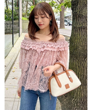 新品未使用 MARL MARL ピンク リボン付きスカート XSサイズあり【ANGEL R/エンジェルアール】バストストーン
