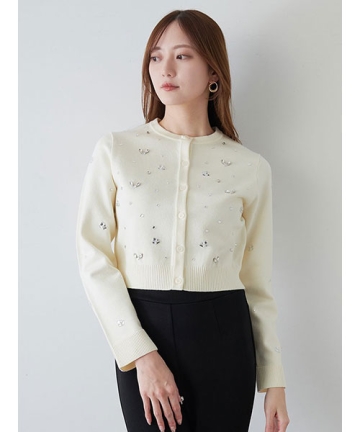 【SNIDEL】ラクーンジュイニットカーデコート 新品 SNIDEL ラクーンジュイニットカーデコート