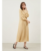 日本未入荷 YSO★パフスリーブシェルモチーフナイトワンピース SLY | FRONT RIBBON PUFF SLEEVE ワンピース (ワンピース(ミニ