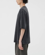 美品 MHL エムエイチエル バンドカラーシャツ ベージュ 洗える コットン TEXTURED COTTONシャツ【MHL.】