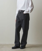 Steven Alan＞ 13.5oz デニム 5ポケット バギー テーパード パンツ 