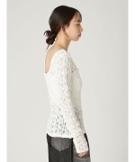 2wayスクエアネックレーストップス｜FRAY I.D フレイ・アイディー