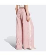 adidas Originals サテン ワイドレッグパンツ ラッフル スリー