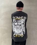 【送料無料】HISASHI同柄、KIDILL/SKIN HEAD Tシャツ KIDILL PATCH LONG SLEEVE T-SHIRT HARD WASH HO99O9