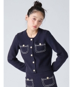 リリーブラウン 新品未使用 コットンニットジャケット コットンニットジャケット｜LILY BROWN リリーブラウン