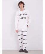 GELATO PIQUE/パウダーロゴジャガードプルオーバー&ロングパンツセット パウダーロゴジャガードプルオーバー&ロングパンツセット