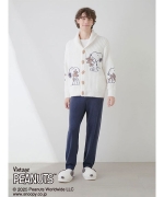 ジェラートピケ ピーナッツSNOOPY×BEAR ジャガードショールカーディガン PEANUTS】【ONLINE限定カラーあり】【UNISEX】SNOOPY×BEAR