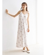 ハマジェラートピケ、新品未使用タグ付き、キャミワンピ、シャツ、 CAT柄カップインキャミワンピース｜gelato pique ジェラート ピケ