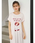 gelato pique 「接触冷感」COOLレーヨンデザートロゴワンピース 接触冷感】COOLレーヨンデザートロゴワンピース｜ジェラートピケ
