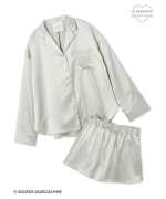 かかしさま専用　ジェラピケ　Le Sserafimサクラ着用♡サテン3点セット gelato pique｜【LE SSERAFIM】サテンシャツ&ショートパンツ
