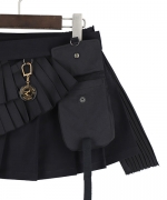 pleats rolled mini skirt｜KIDILL KYOTO キディル キョウト