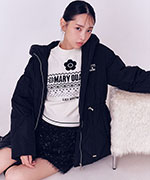 【LILY BROWN×MARY QUANT】デイジーチャーム付きキルトダウンミ